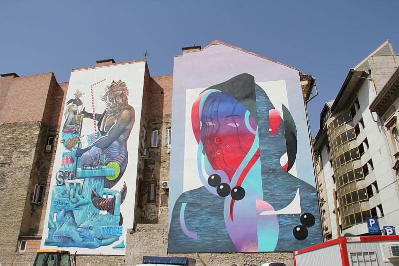 Mural Spok Korse and Adno in Budapest