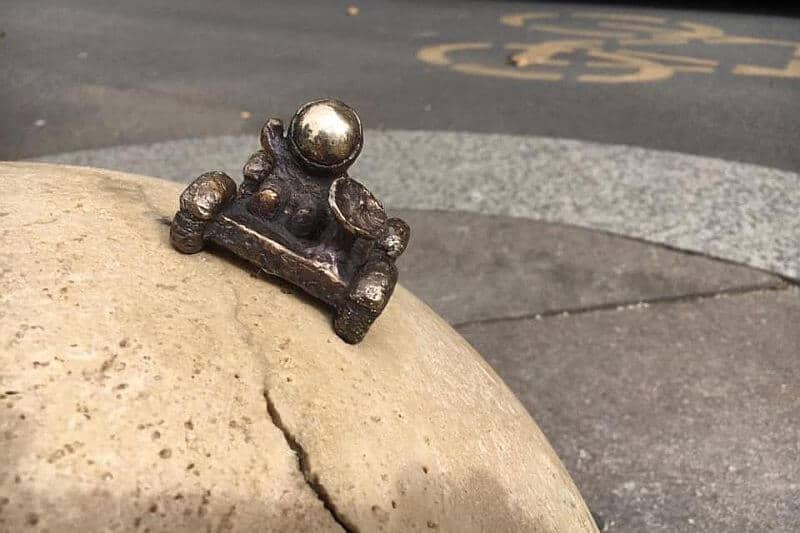 Lunar Rover Kolodko Mini Statue Budapest