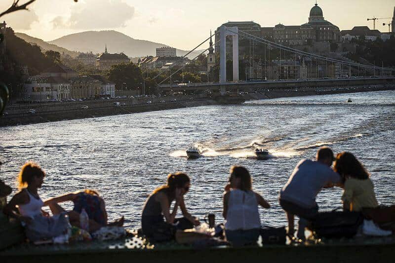 Erzsébet bridge Budapest