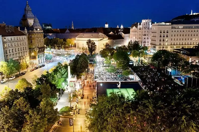 Erzsébet square Budapest