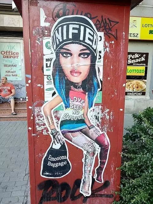 Street art by Miss KK