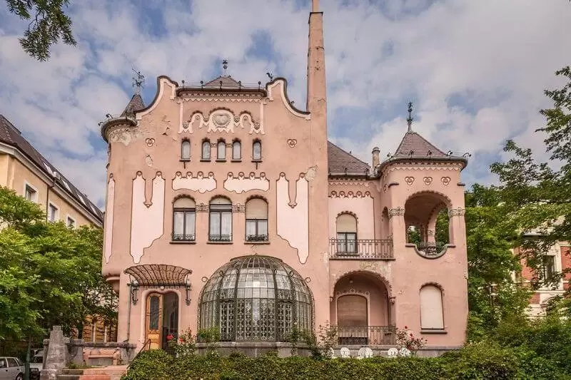 Sipeki Villa Art Nouveau building in Budapest