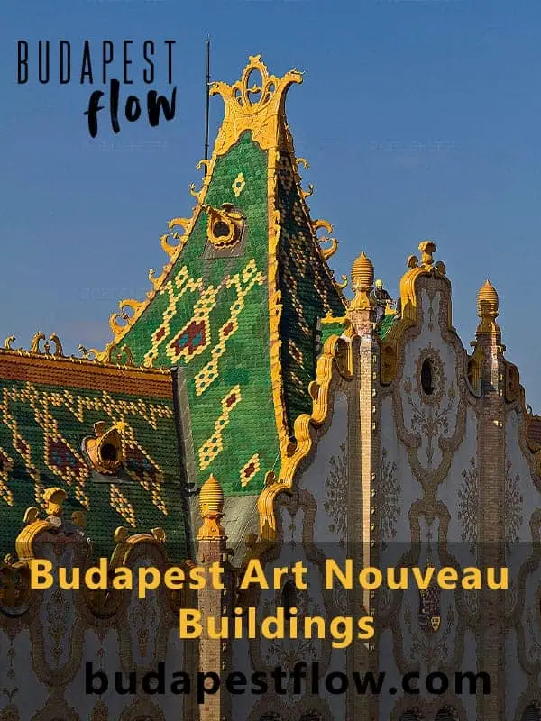 Budapest art nouveau buildings pinterest